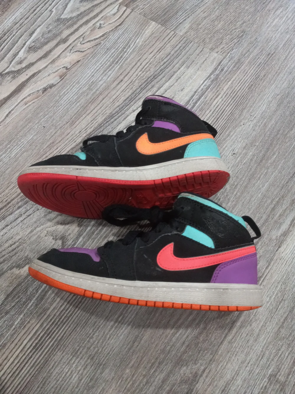 Nike Air Jordan Kids Candy Neon Colors Youth Shoes Sneakers Sz 12C
